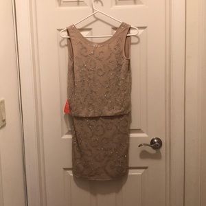 NWT - Beige Flapper Style Dress